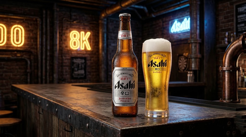Cerveza Asahi en lata